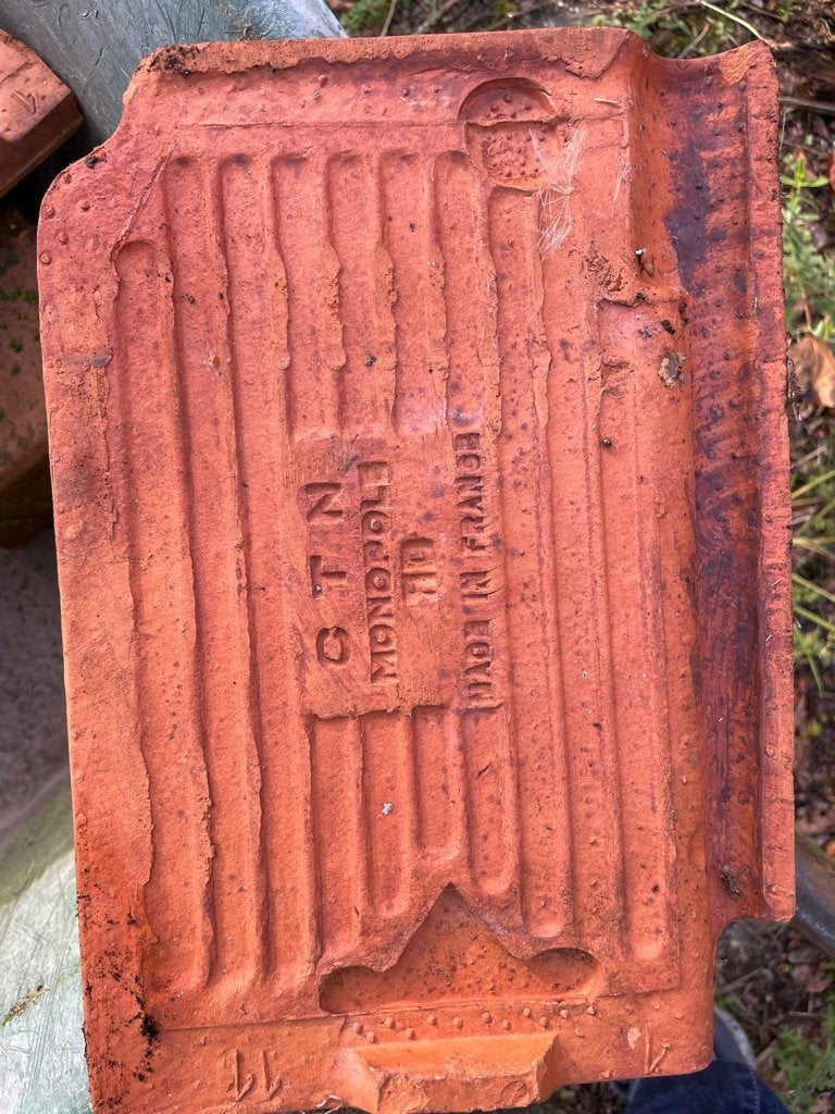 dakpannen, Doe-het-zelf en Bouw, Ophalen, Gebruikt, Steen of Klei, 15 m² of meer