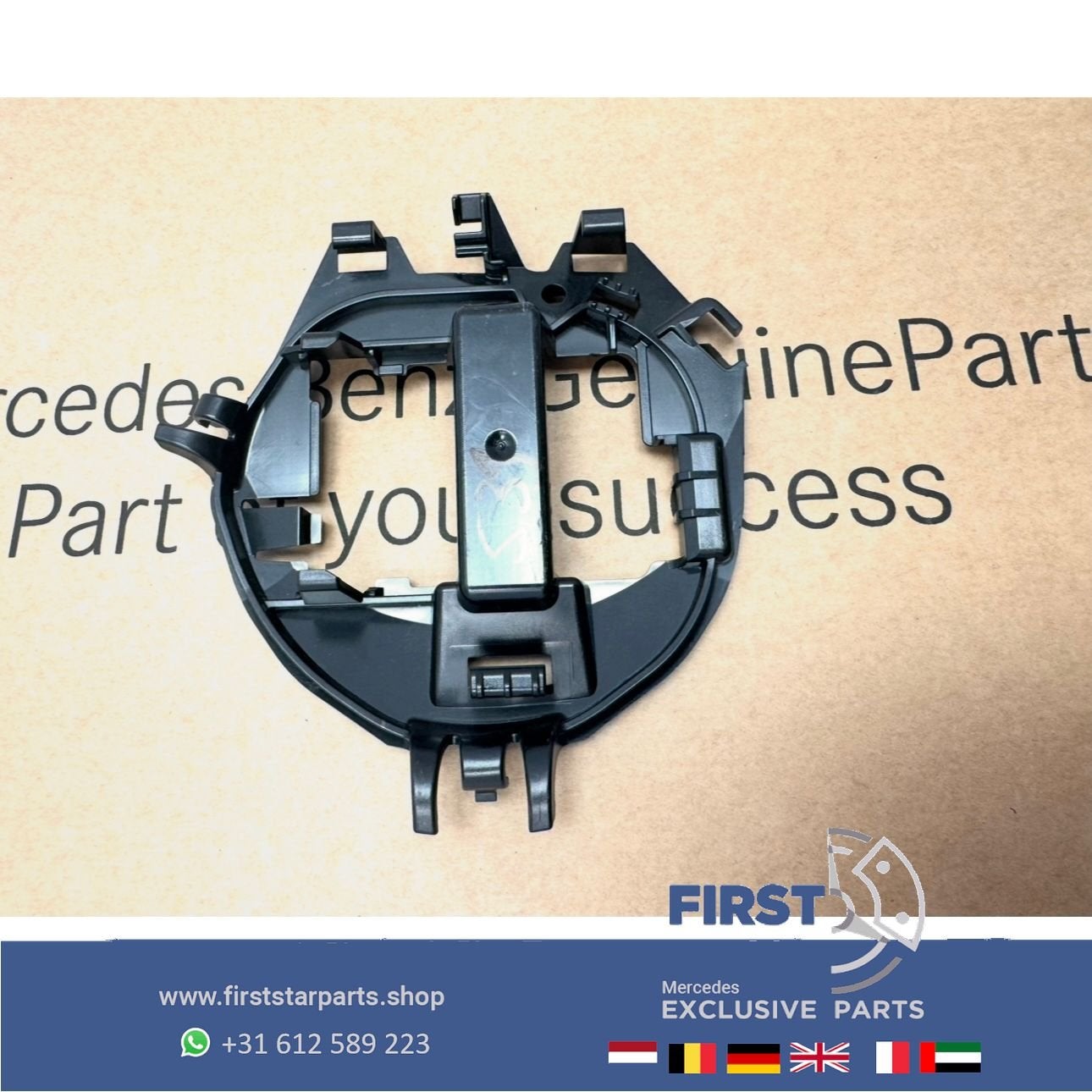 W176 W246 W117 W156 (VOORBUMPER GRIL) RADAR HOUDER Mercedes, Gebruikt, -, Ophalen of Verzenden, -