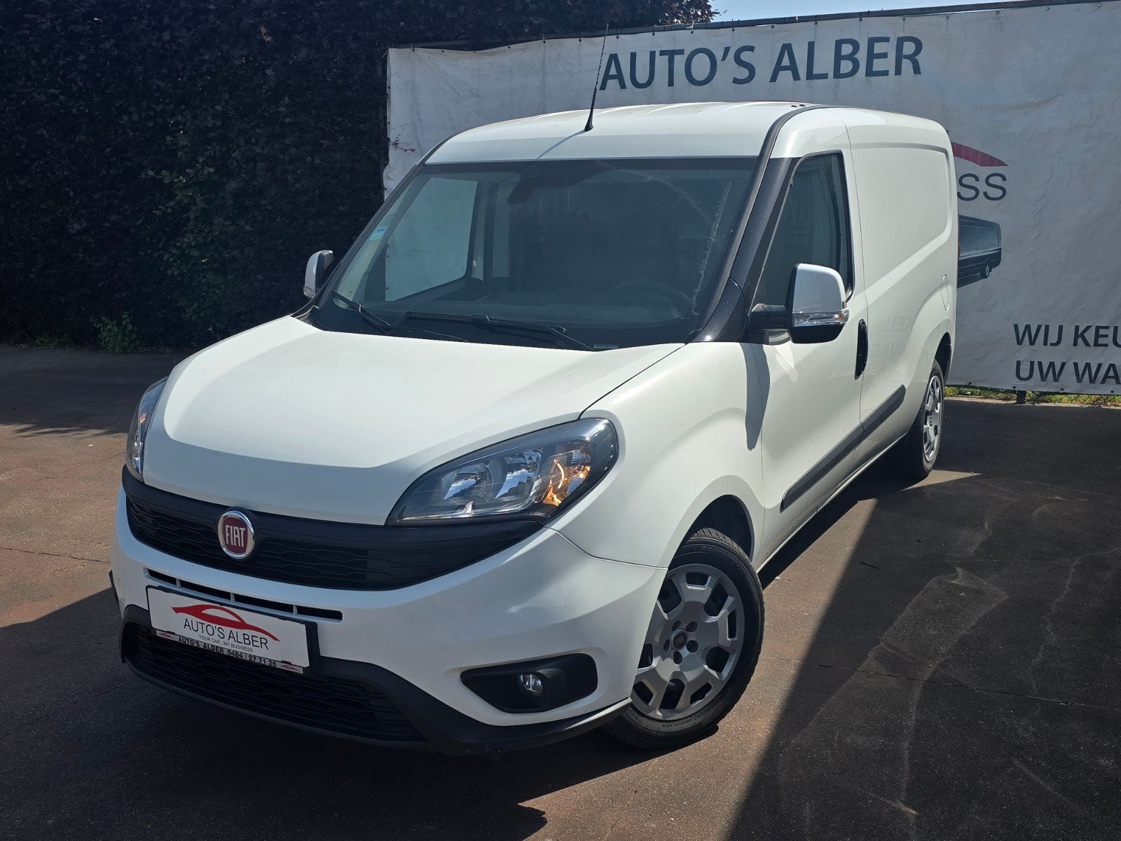 Fiat doblo 1.4cng maxi 3pl, Stof, 4 cilinders, CNG (Aardgas), Wit