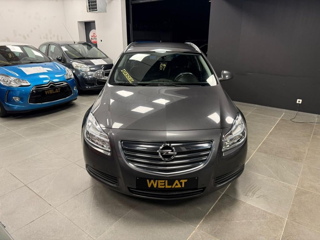 OPEL INSIGNIA 2 LITER 2012 DIESEL 147.000 KM TOP STAAT, Autos, Bluetooth, 129 g/km, Entreprise, Noir