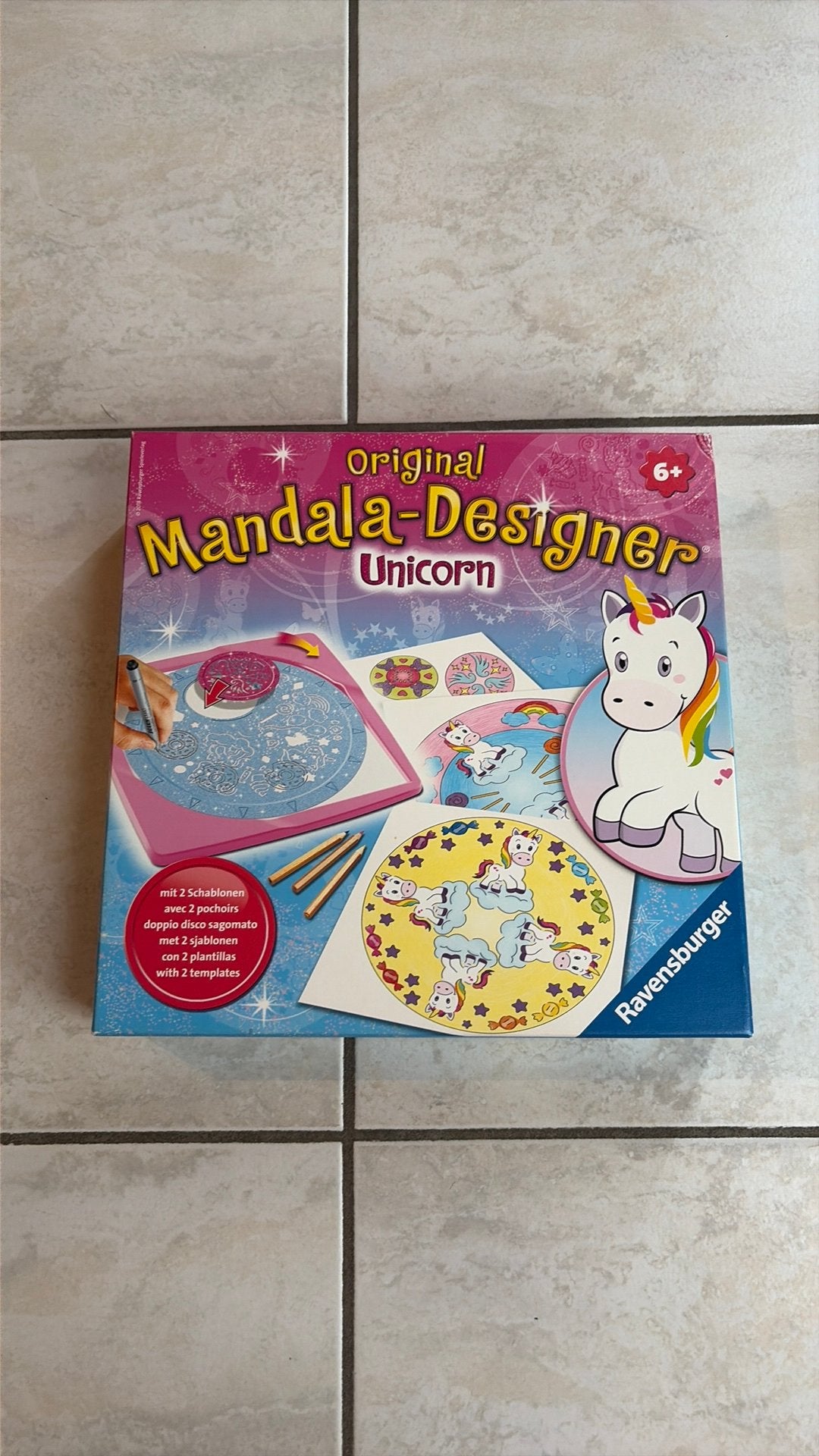 Ravensburger ~ original mandala-designer unicorn, Verzenden, Zo goed als nieuw