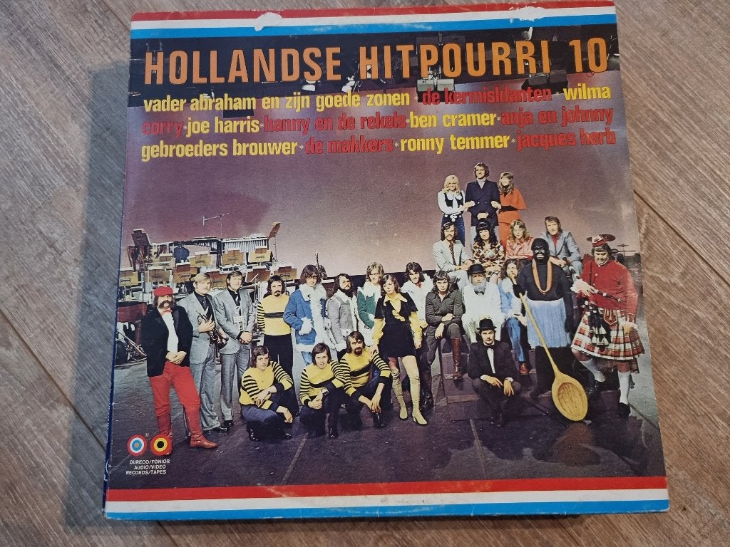 LP Various - Hollandse hitpourri 10, Cd's en Dvd's, LP, Gebruikt, Ophalen of Verzenden, 12 inch