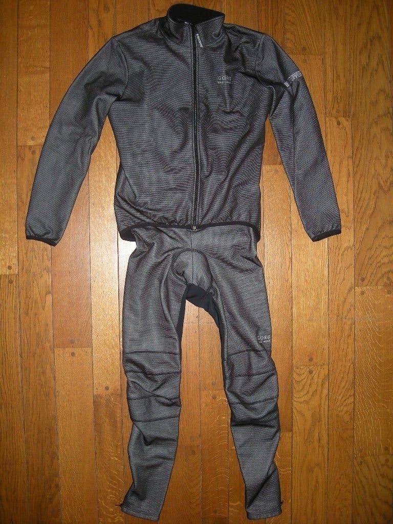 Winterfietsvest en -broek set Gore Bike Wear, Fietsen en Brommers, Gebruikt, Ophalen of Verzenden, Heren, M