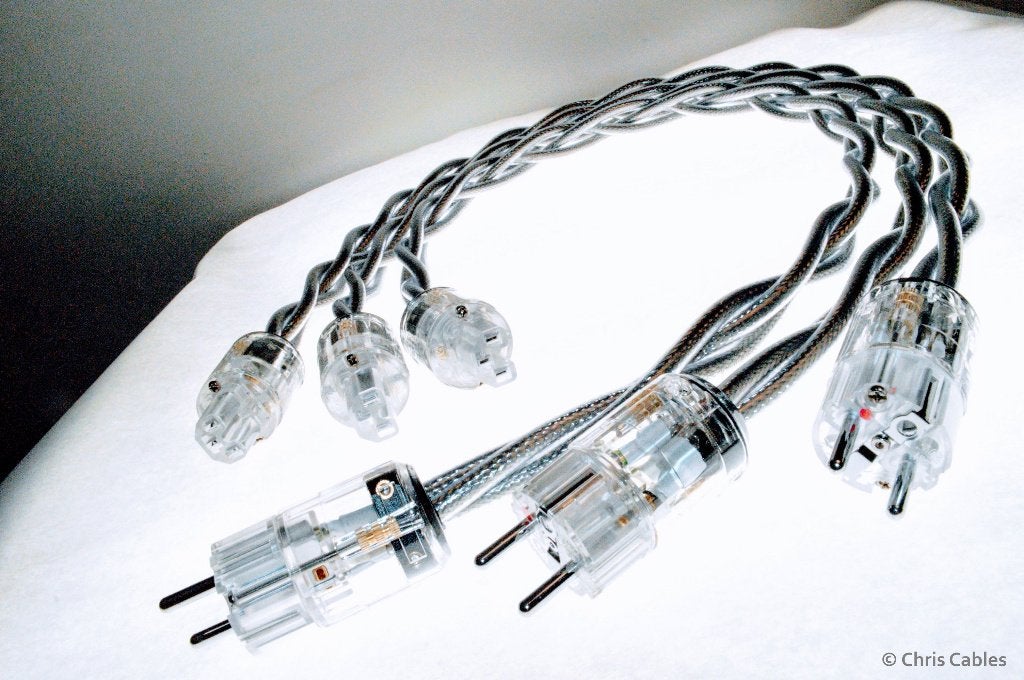 'The Crystal Conductor' audiophile netkabel van Chris Cables, Audio, Tv en Foto, Audiokabels en Televisiekabels, Verzenden, Nieuw
