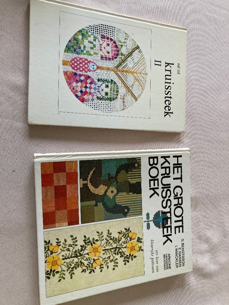 boek  kruissteek beukers nel merklap, Verzenden, Zo goed als nieuw