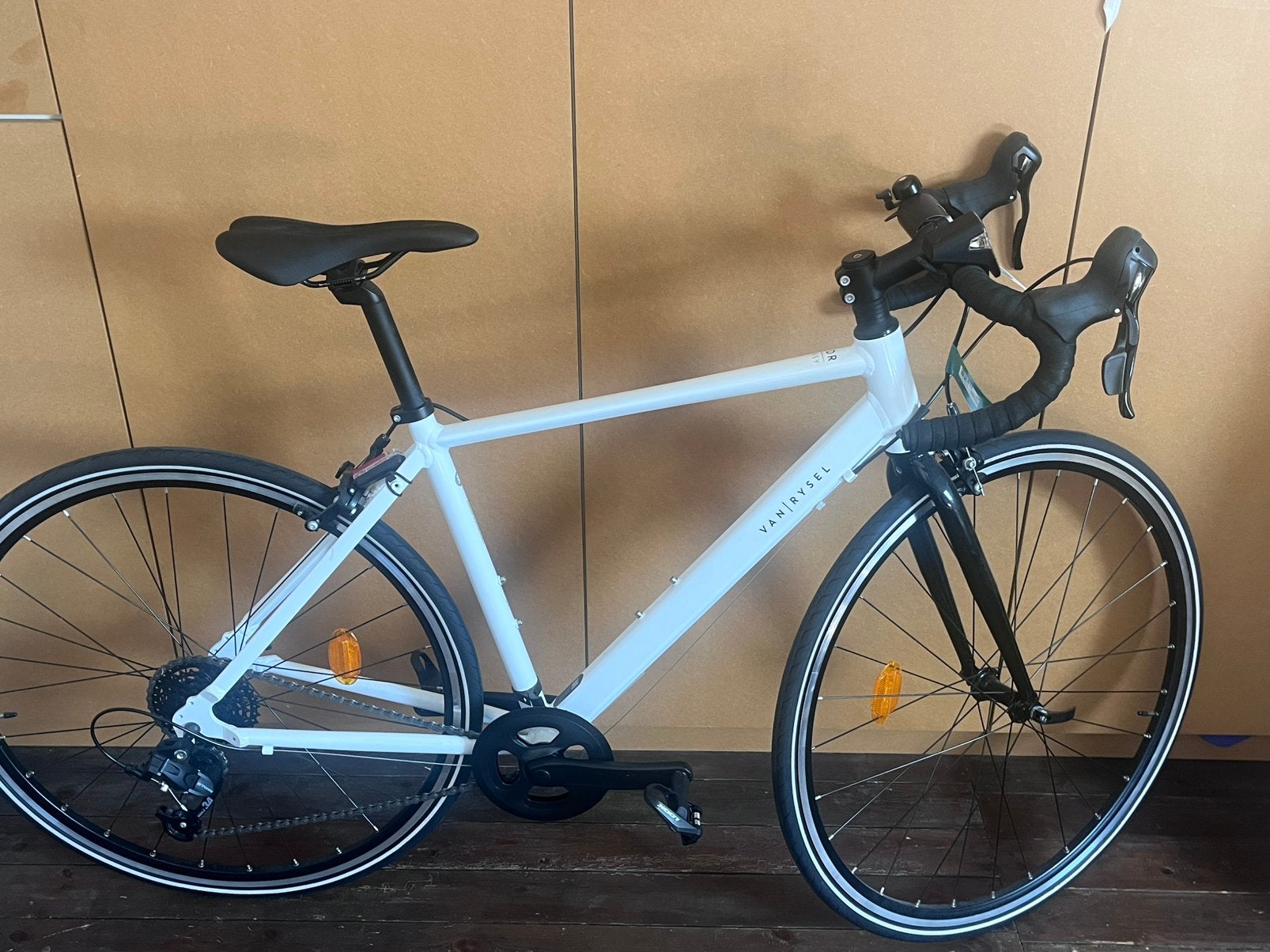 Witte racefiets (rekening beschikbaar), Ophalen, Zo goed als nieuw, Vering