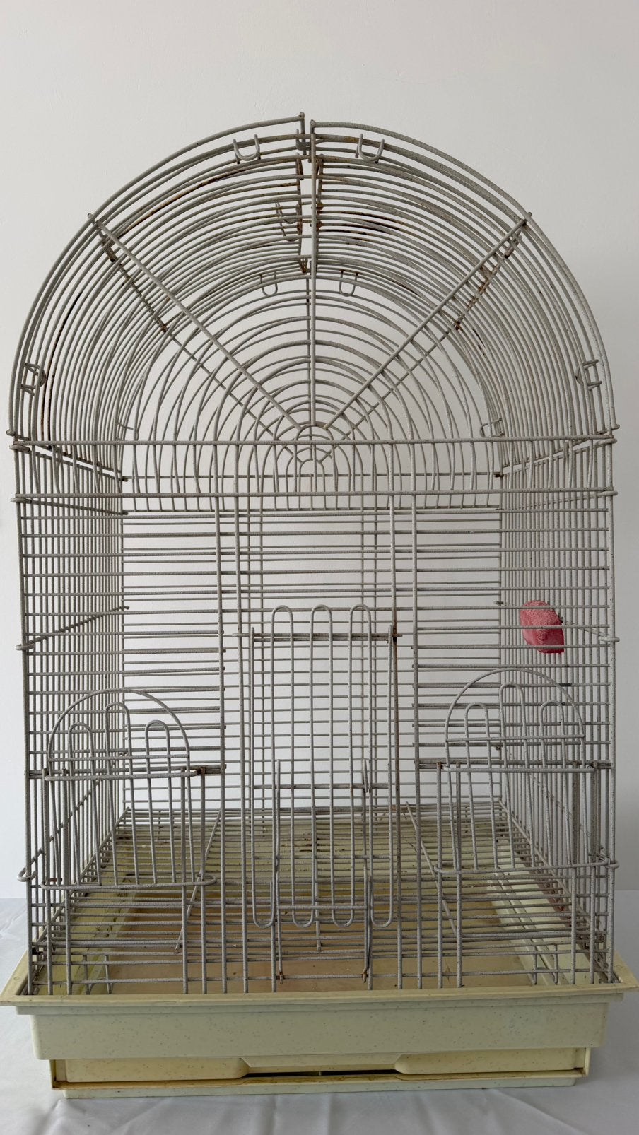Grote vogelkooi 92 cm — verwijderbaar, Ophalen of Verzenden, Zo goed als nieuw, Vogelkooi