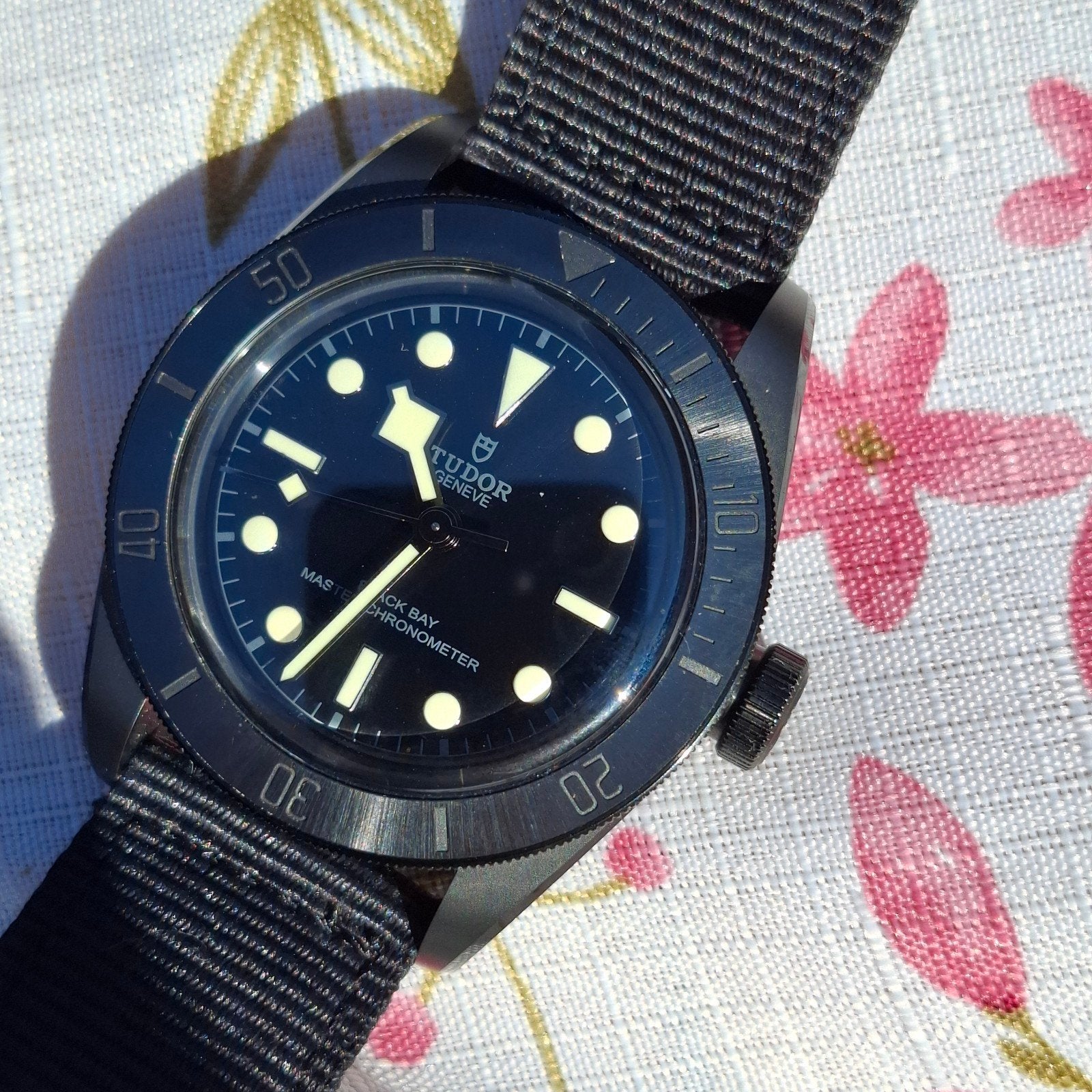Tudor black bay ceramic, Bijoux, Sacs & Beauté, Montres | Hommes, Montre-bracelet, Comme neuf, Enlèvement, Autres matériaux