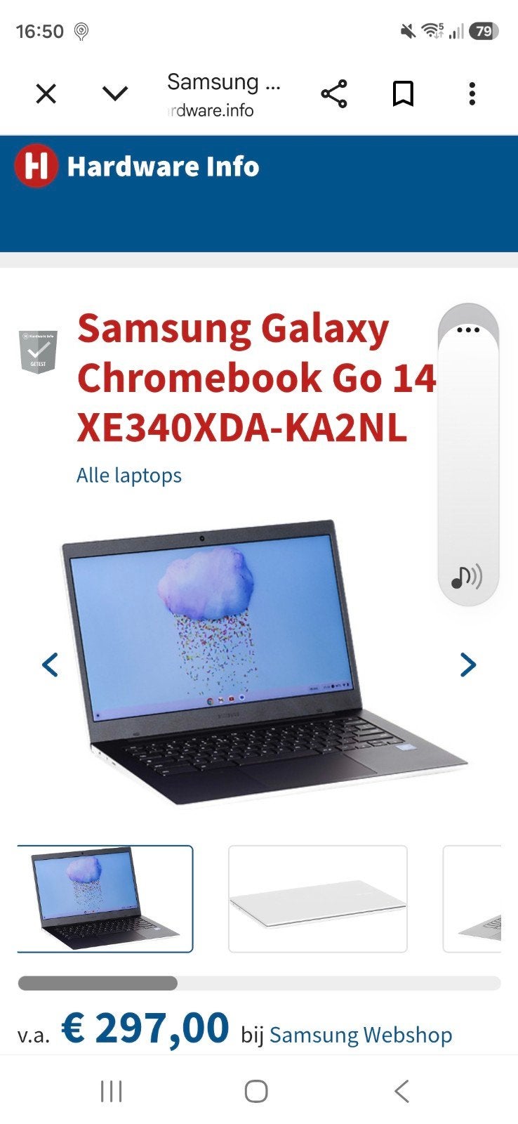 Samsung Galaxy chromebook, Computers en Software, Chromebooks, Ophalen of Verzenden