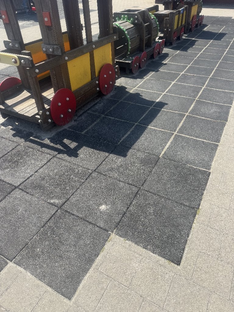 rubberen tegels / valdemping, Ophalen, Gebruikt, Overige typen, Rubber