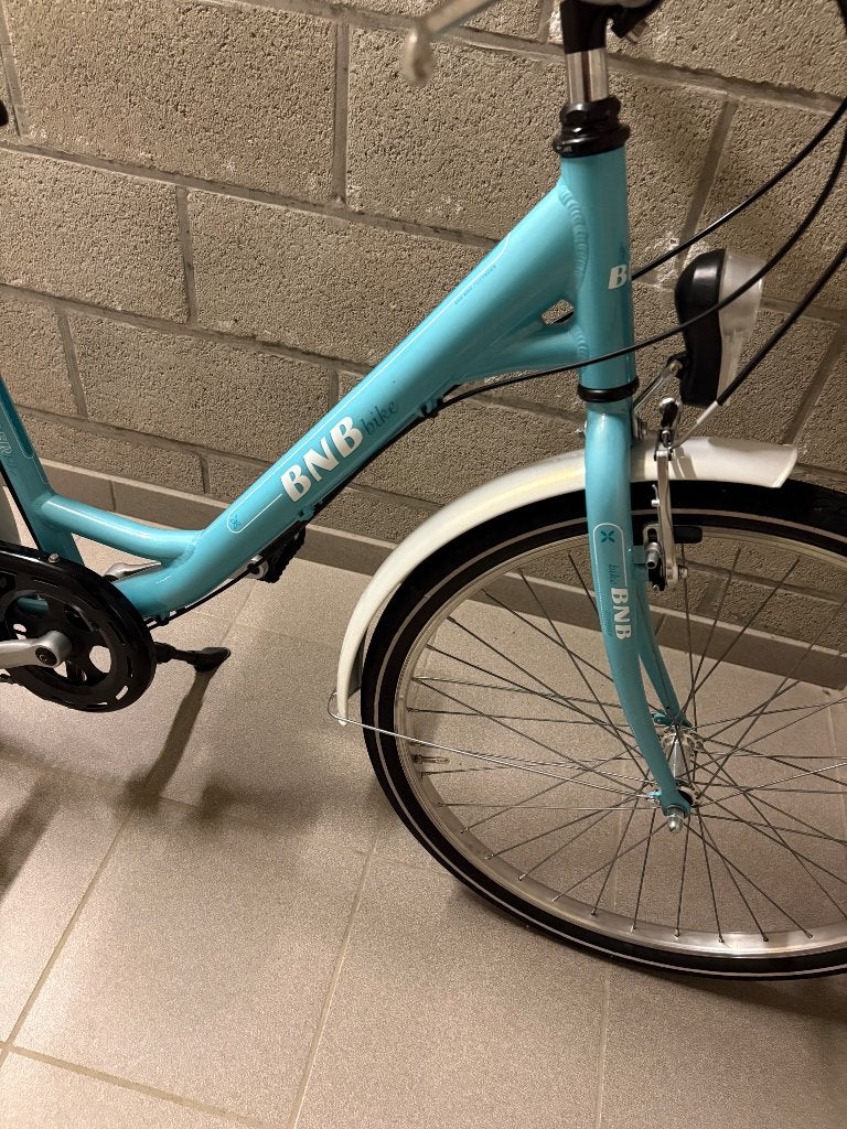 Meisjesfiets bnb bike 26 inch, Velgrem, Zo goed als nieuw, BNB Bike, Handrem