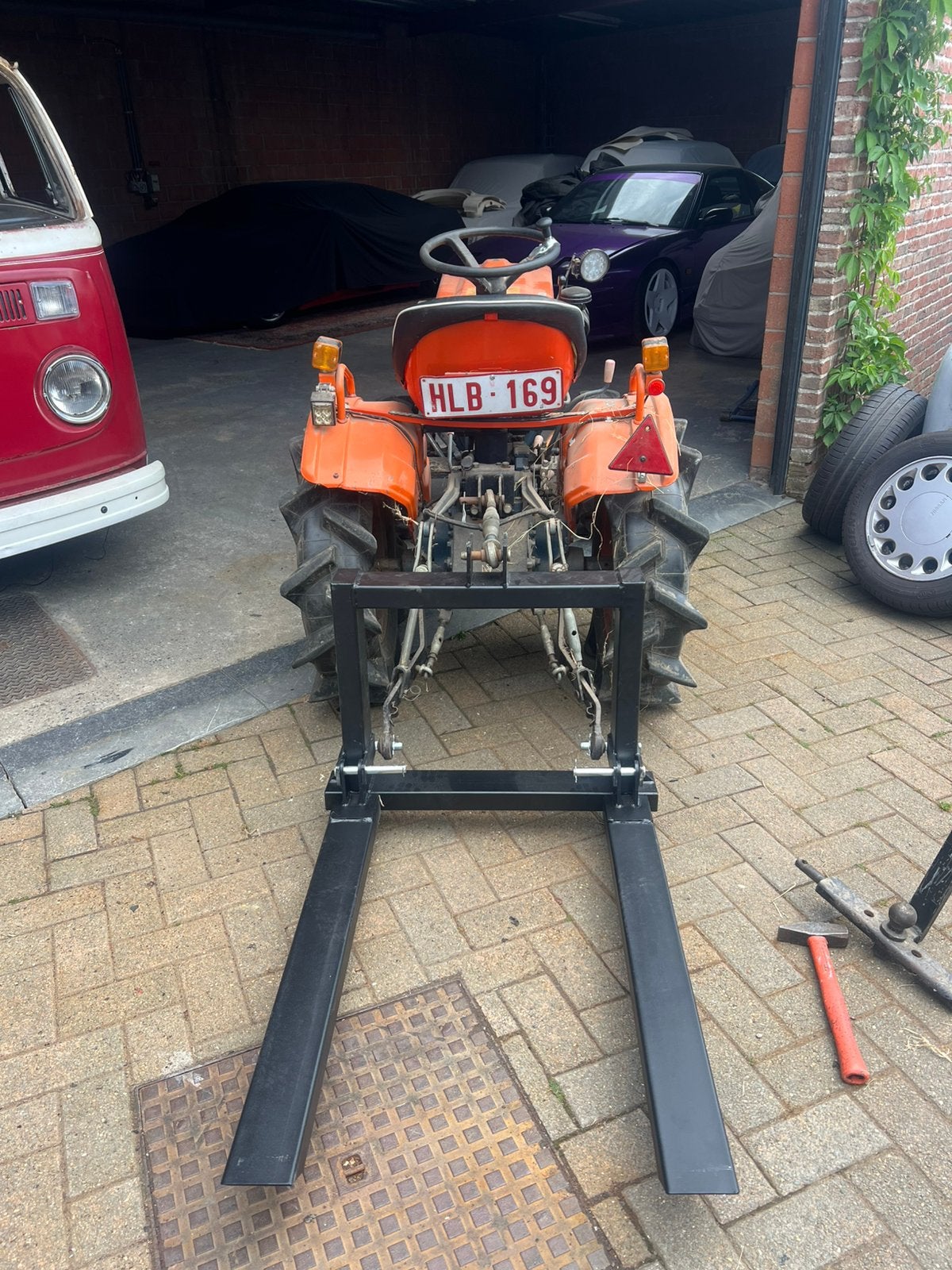 Palletvork minitractor, Zakelijke goederen, Landbouw | Werktuigen, Ophalen