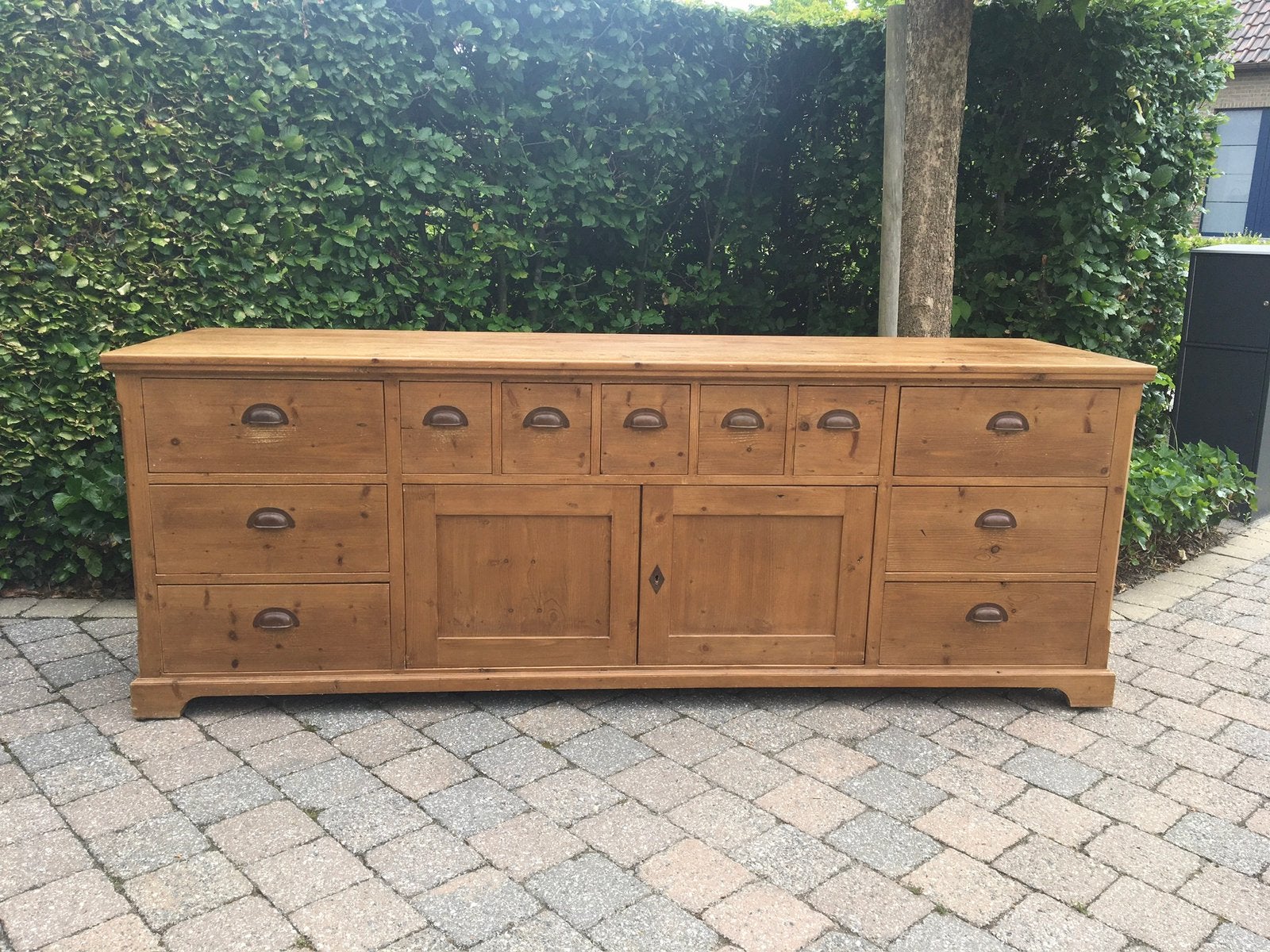 XXL-landelijke Oud Grenen dressoir …Prachtkoop!, Antiquités & Art, Curiosités & Brocante, Enlèvement
