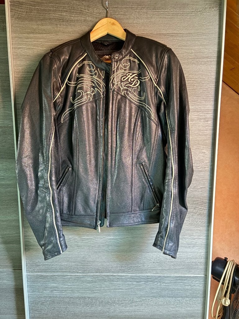 Harley Davidson lederen Motorjas, Ophalen, Harley-Davidson, Jas | leer, Dames