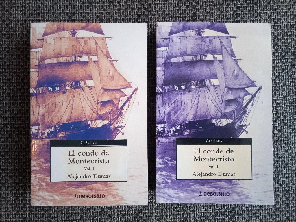 Alejandro Dumas - El conde de Montecristo (2 vol.), Boeken, Literatuur, Zo goed als nieuw, Europa overig, Ophalen of Verzenden