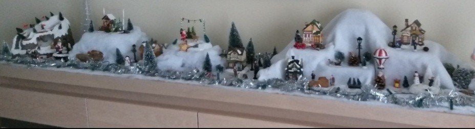 Village de Noël complet, Enlèvement, Comme neuf