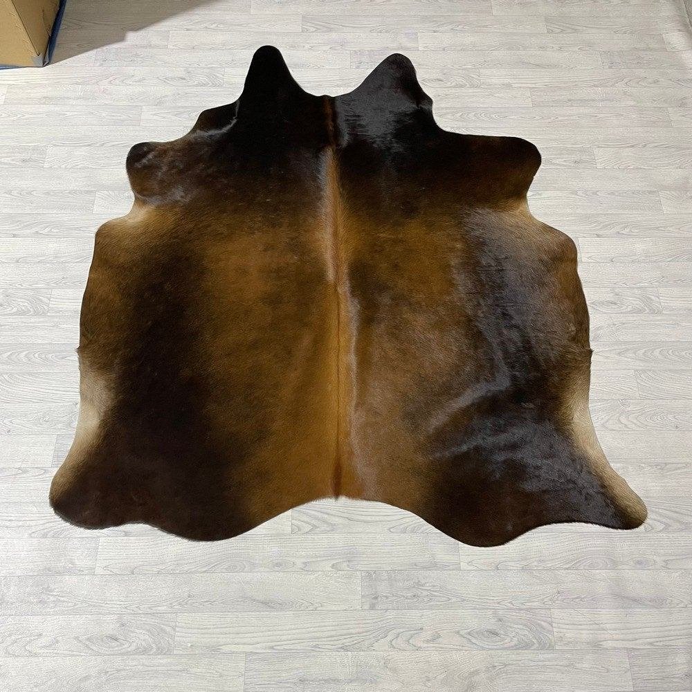 Koeienhuid bruin zwart 190x170cm | Lederstore, Maison & Meubles, Neuf, Noir, Enlèvement ou Envoi, Moins de 5 m²