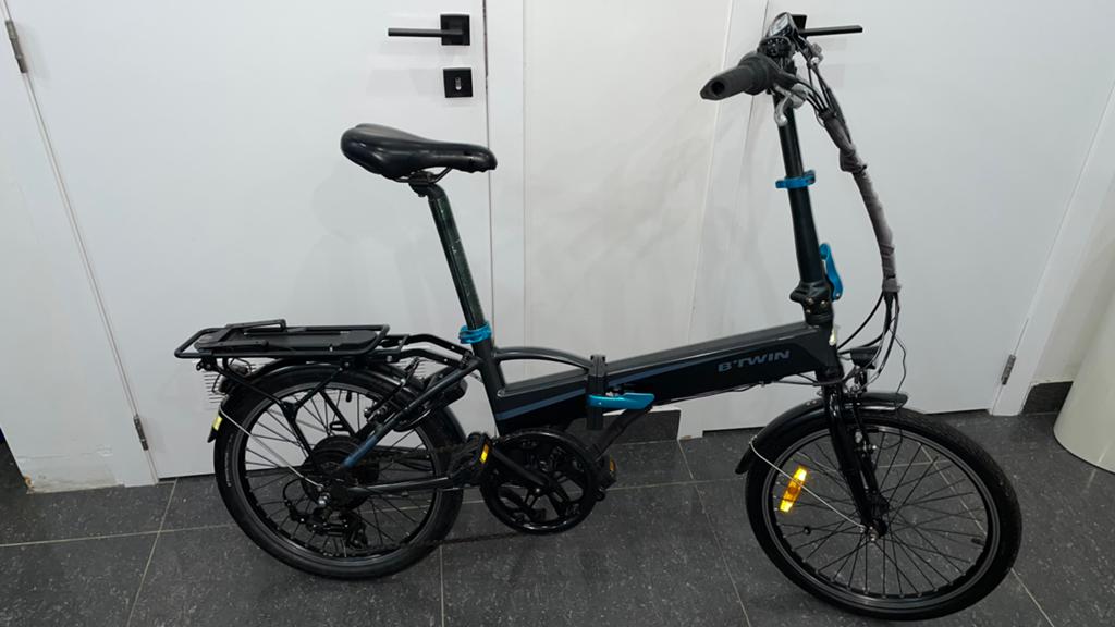 Elektrische plooifiets, Fietsen en Brommers, Ophalen, Zo goed als nieuw