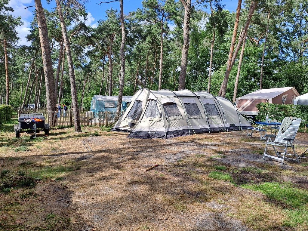 Super grote mooie familietent in katoen 100% waterdicht, Ophalen, Gebruikt, Meer dan 6