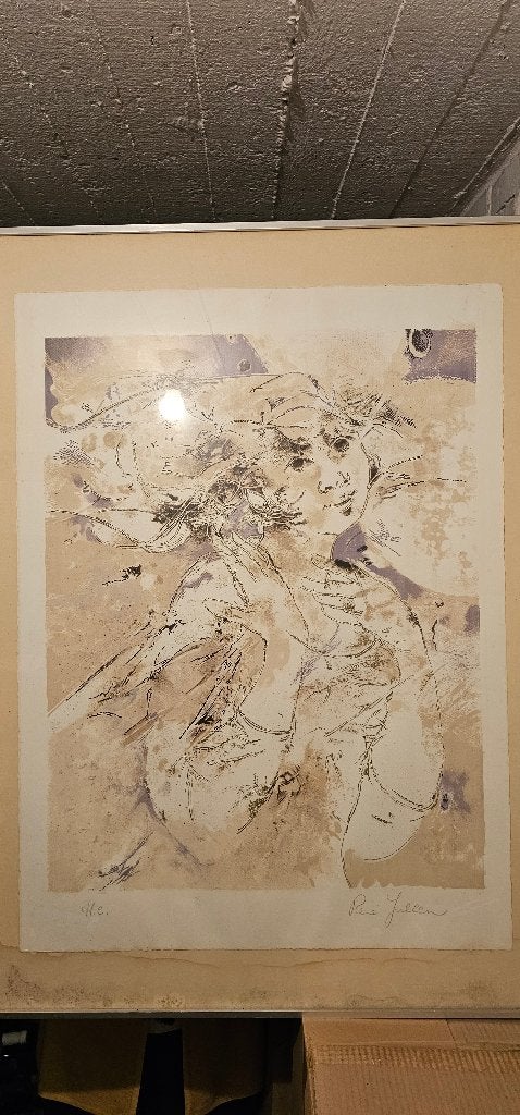 Hors commerce tableau " l'envol " René Julien, Enlèvement