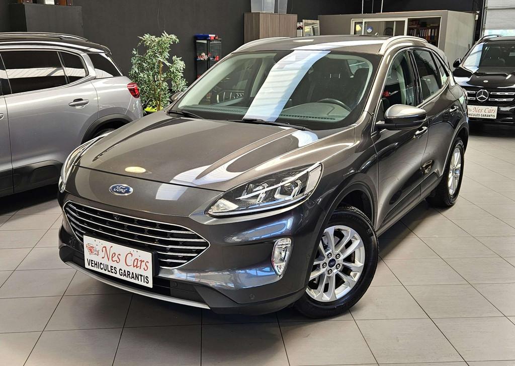 Ford Kuga 1.5 TDCi TITANIUMAUTO,GPS,CAMERA 360,GARANTIE 1AN, Autos, Argent ou Gris, Achat, Euro 6, Noir