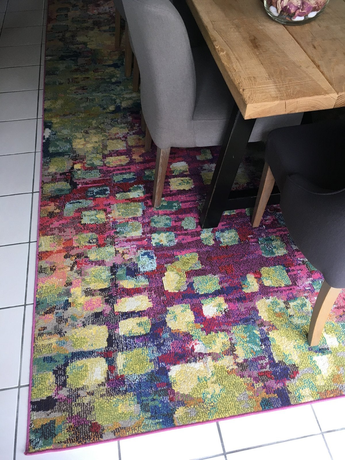 Dimensions du tapis coloré : 3,40 x 2,40 m, 200 cm ou plus, 200 cm ou plus, Comme neuf, Enlèvement