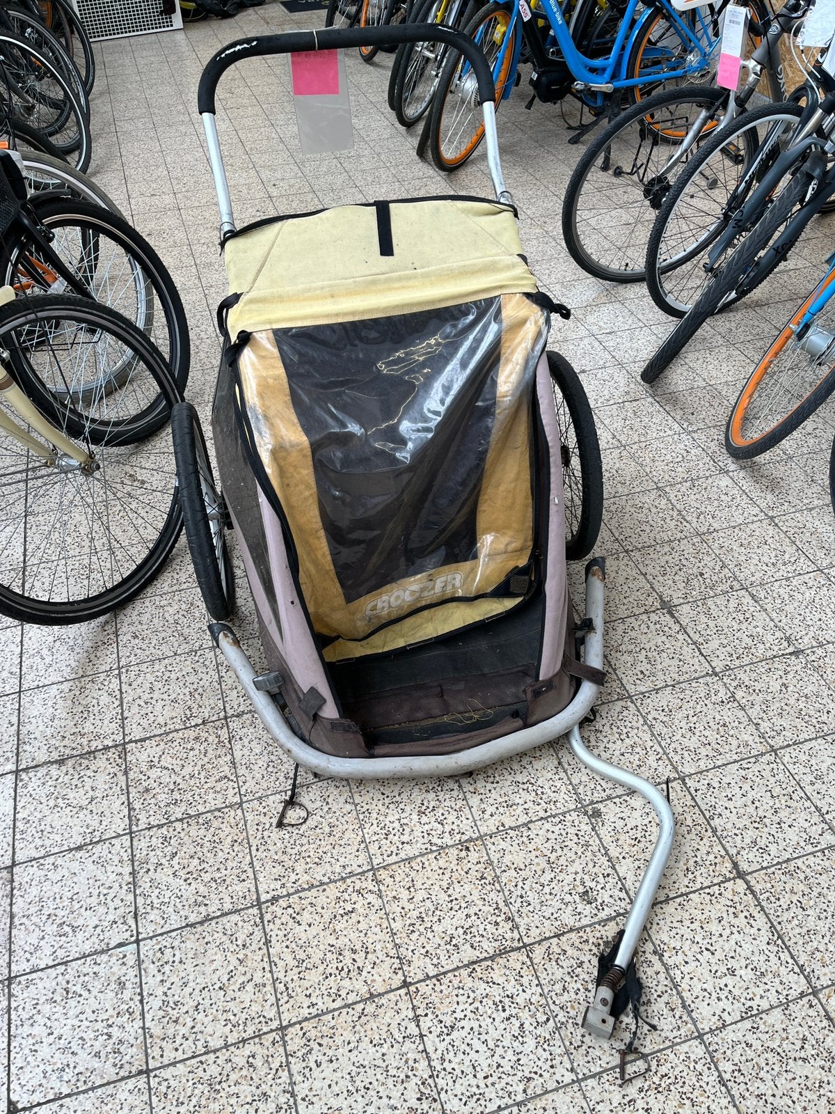 Remorque à vélo Croozer, Vélos & Vélomoteurs, Enlèvement, Utilisé, Remorque pour enfant