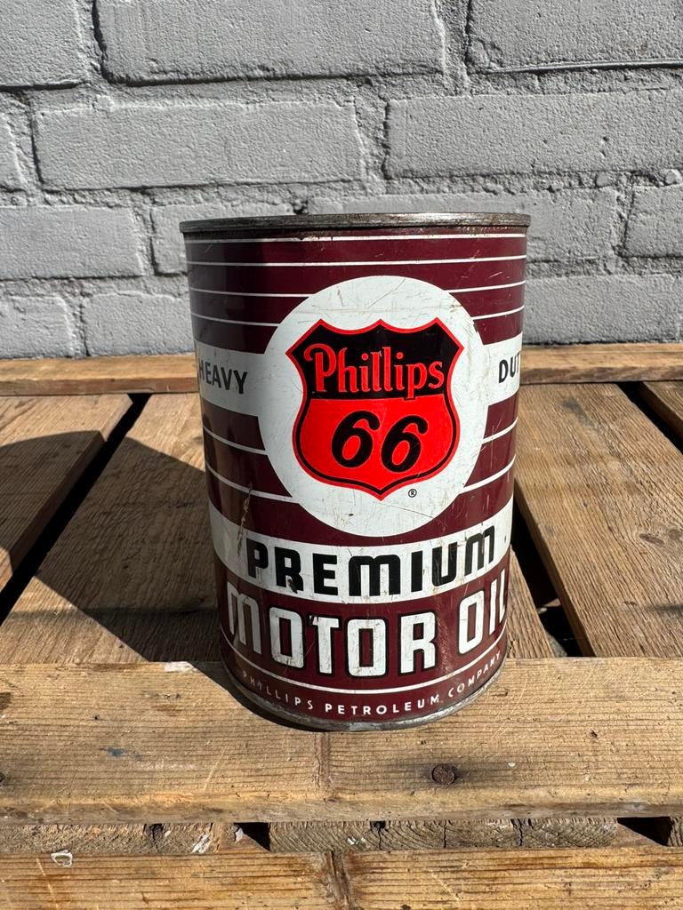 Bidon d'huile moteur Philips 66, Collections, Marques & Objets publicitaires, Enlèvement ou Envoi, Utilisé, Emballage
