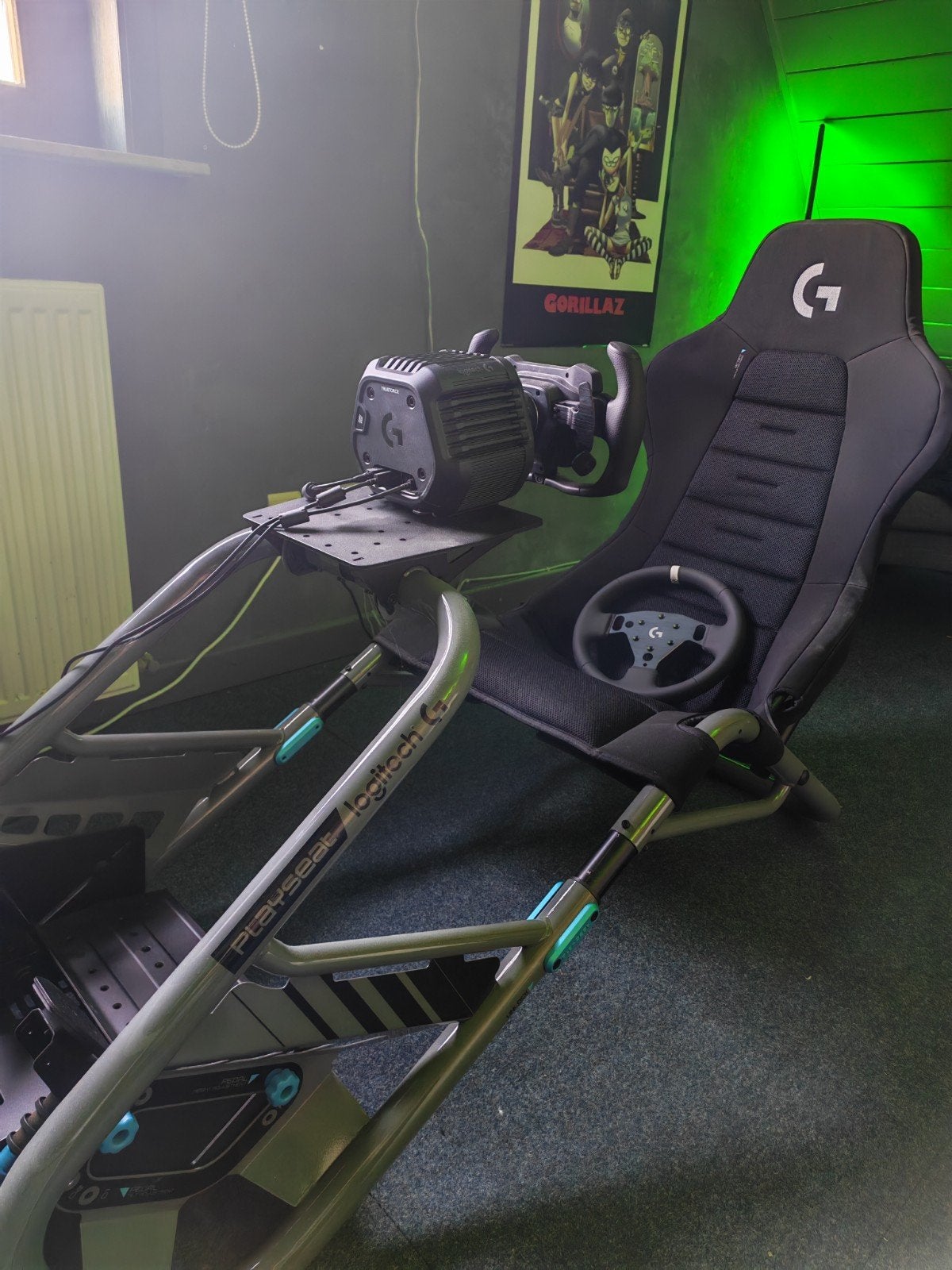 Logitech G RS50 + Trackwheel + Playseat Trophy, Enlèvement, Comme neuf