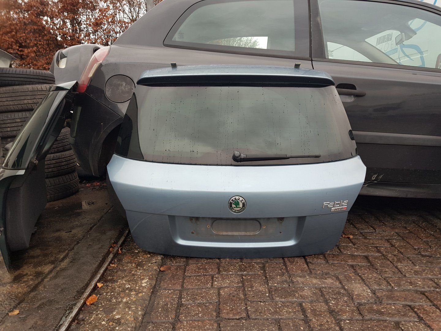 SKODA FABIA 2  ACHTERKLEP BJ 2007 TOT 2010, Arrière, -, Haillon arrière, Utilisé
