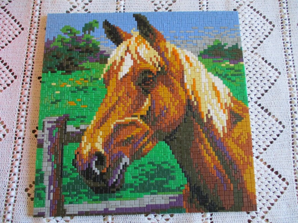 Ministeck Horse en parfait état ! Conseil cadeau, Hobby & Loisirs créatifs, Ministeck, Enlèvement ou Envoi, Comme neuf, Coffret