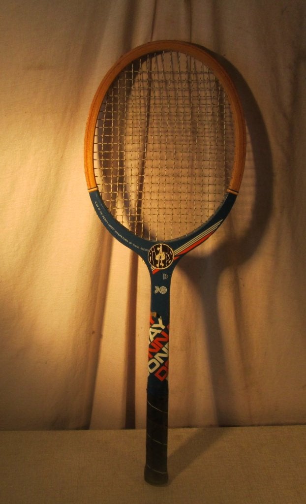 Mooi Oude Houten Tennis Racket van Donnay, Sport en Fitness, Tennis, Ophalen of Verzenden, Zo goed als nieuw, Racket