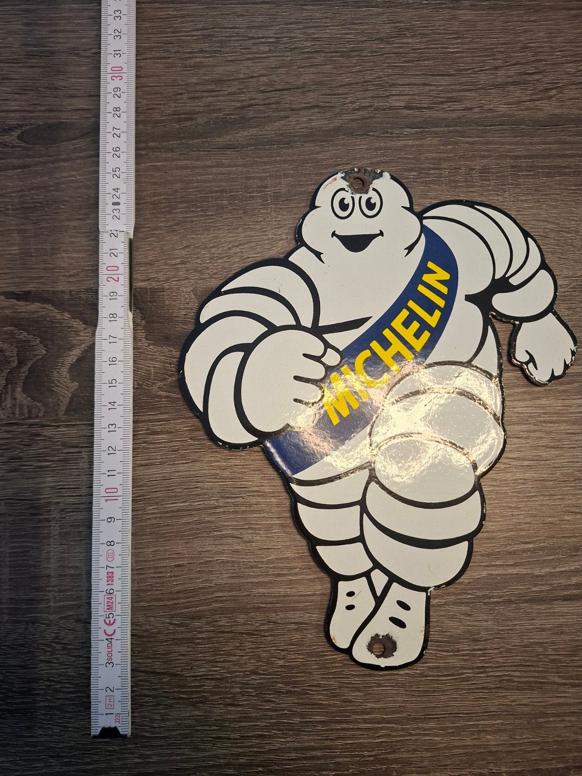 plaque émaillée michelin, Ophalen of Verzenden