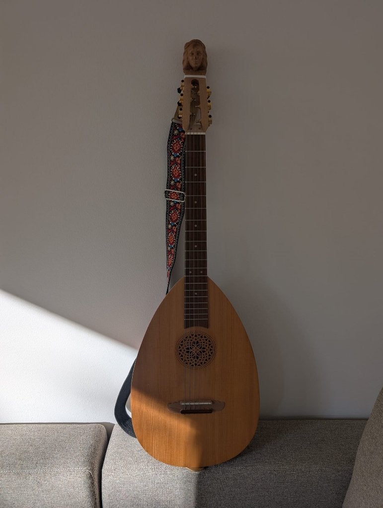 Thomann Steel String Lute Guitar, Ophalen, Gebruikt, Klassieke of Spaanse gitaar