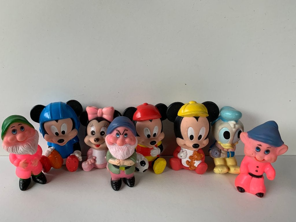 DISNEY: LOT 8 FIGUREN "PIEPERS", Ophalen of Verzenden, Gebruikt