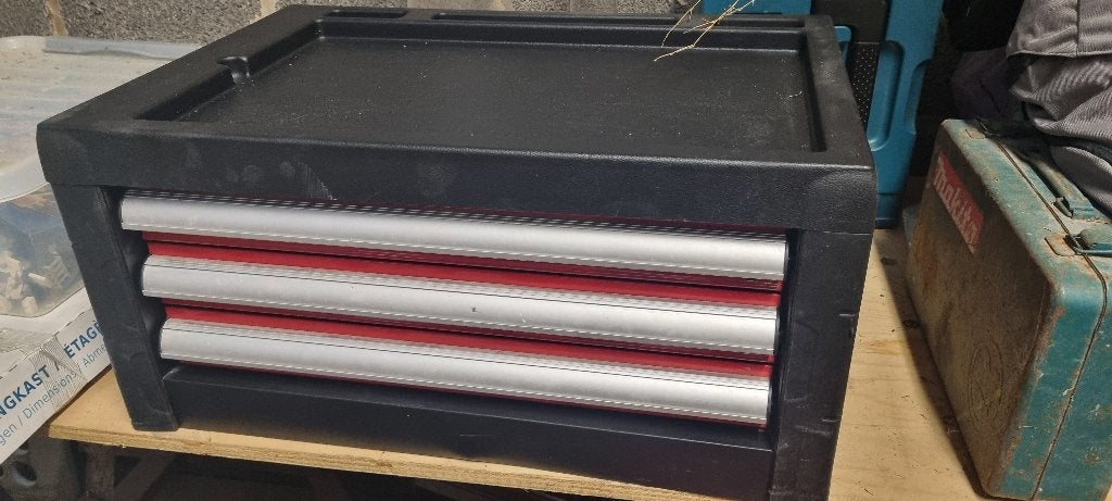 Gereedschapskoffer, Doe-het-zelf en Bouw, Ophalen, Gevuld, Gebruikt
