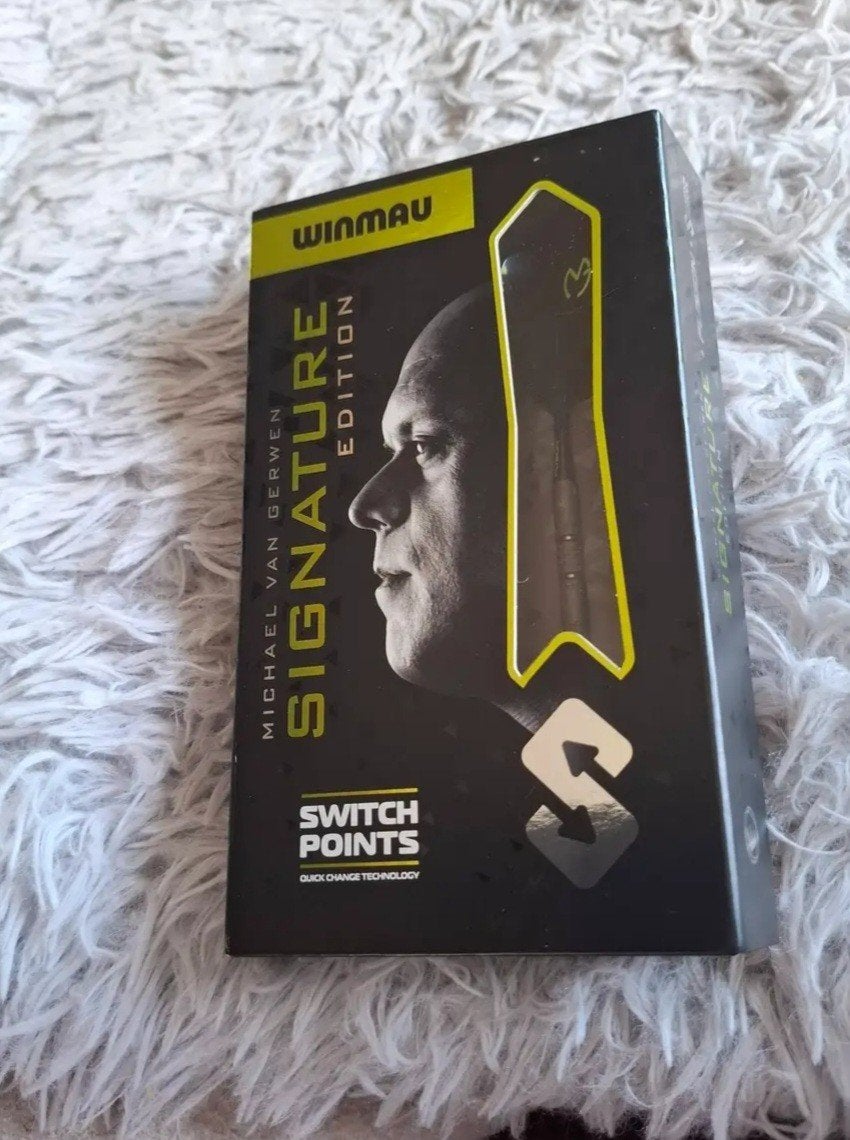 Winmau Michael van Gerwen Signature Edition Switch Point 90%, Cd's en Dvd's, Cassettebandjes, Verzenden, Nieuw in verpakking