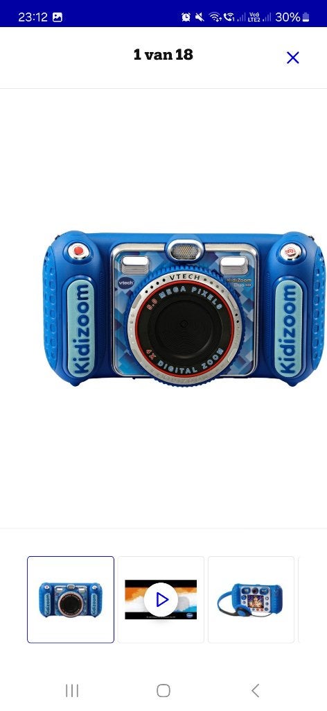 2 Appareil photo enfant kidzoom, Enlèvement ou Envoi, Utilisé, Vtech, Ensemble complet