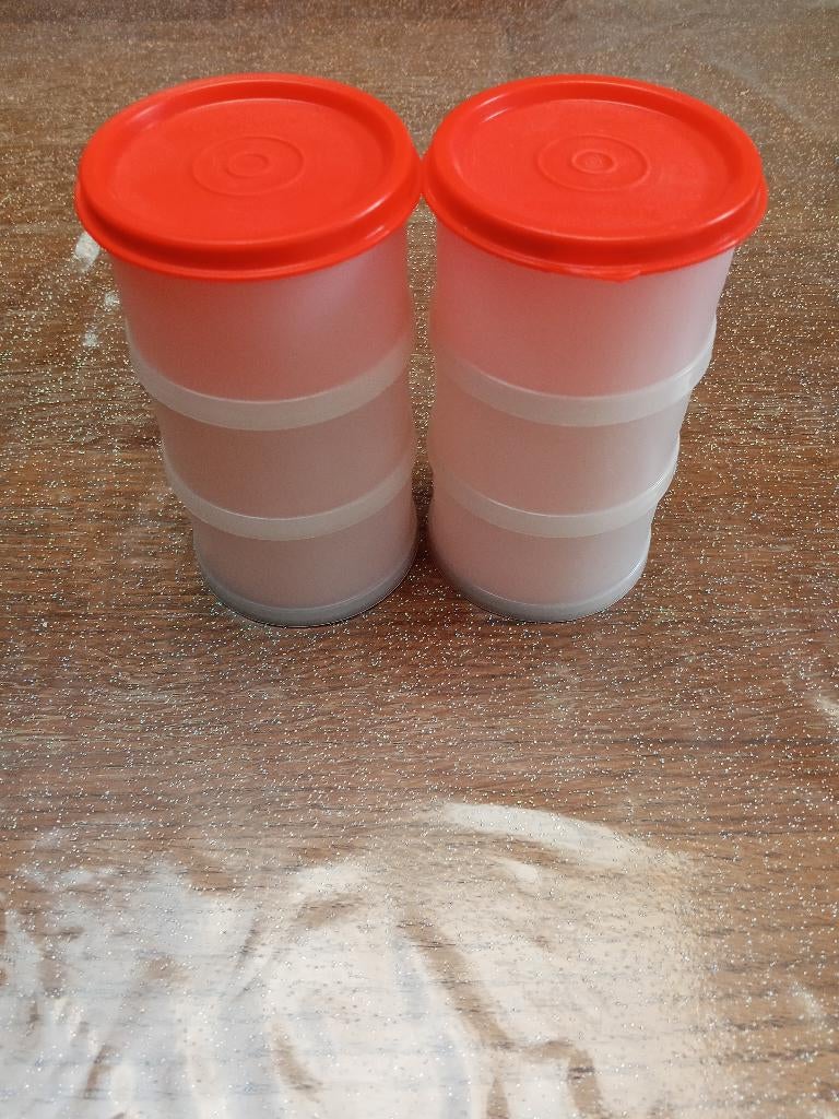 Lot de 2 range-épices Tupperware, Enlèvement, Neuf, Rouge