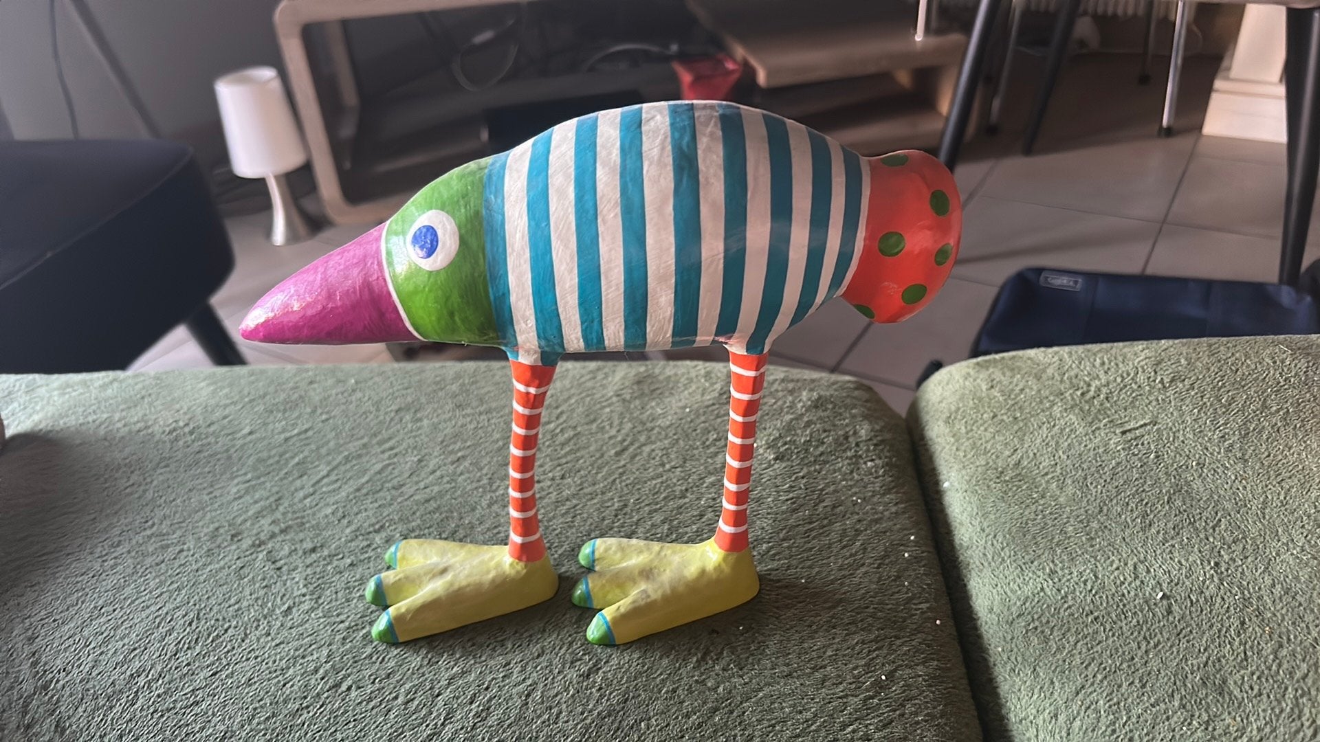 Kleurrijke Robert Mayr Design Vogel (Fridolin) – Gesigneerd!, Antiek en Kunst, Antiek | Overige Antiek, Ophalen