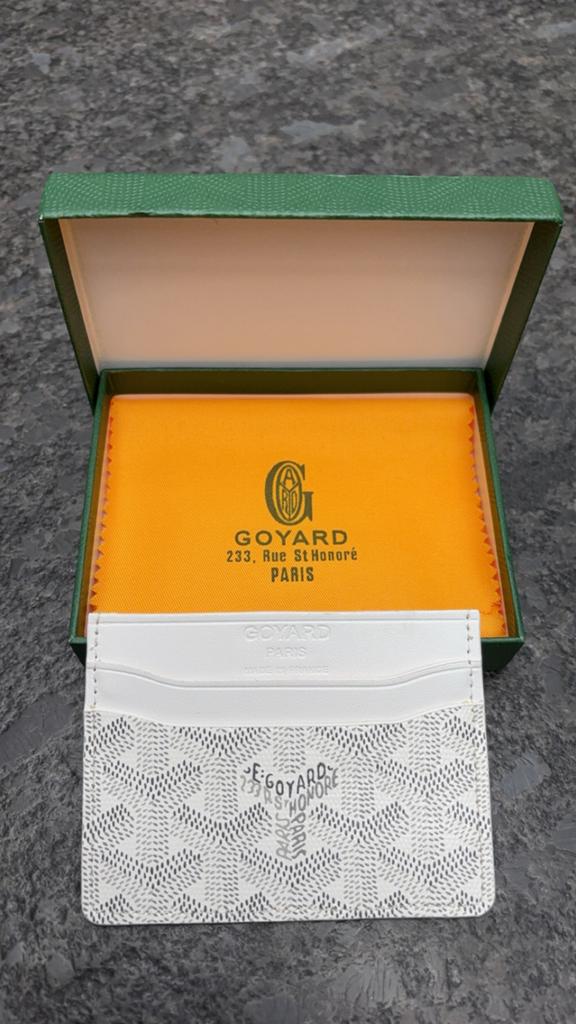 Goyard portemonnee, Handtassen en Accessoires, Wit, Nieuw, Leder, Ophalen
