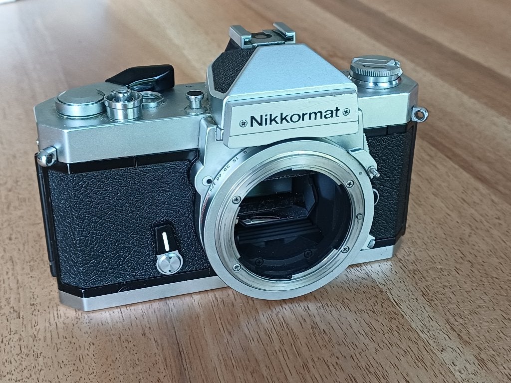 Nikkormat FT2 + originele doos (matching numbers), Ophalen of Verzenden, Gebruikt, Spiegelreflex, Nikon