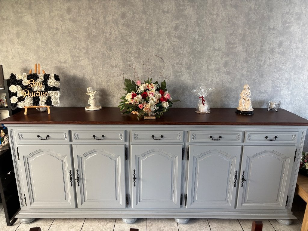 Grote landelijke buffetkast / dressoir, Ophalen, Zo goed als nieuw, Met lade(s)