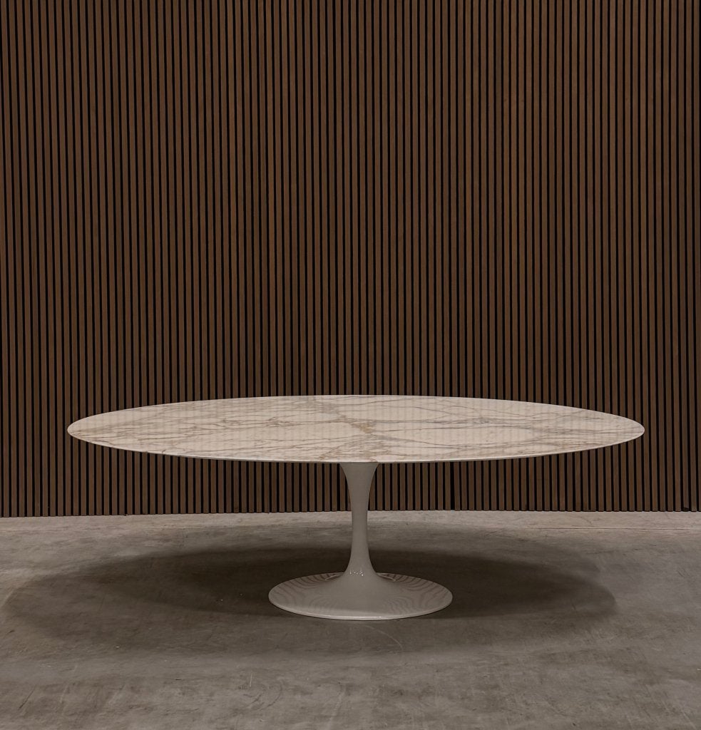Knoll Saarinen High tulip table - Calacatta Gold, Antiek en Kunst, Ophalen of Verzenden