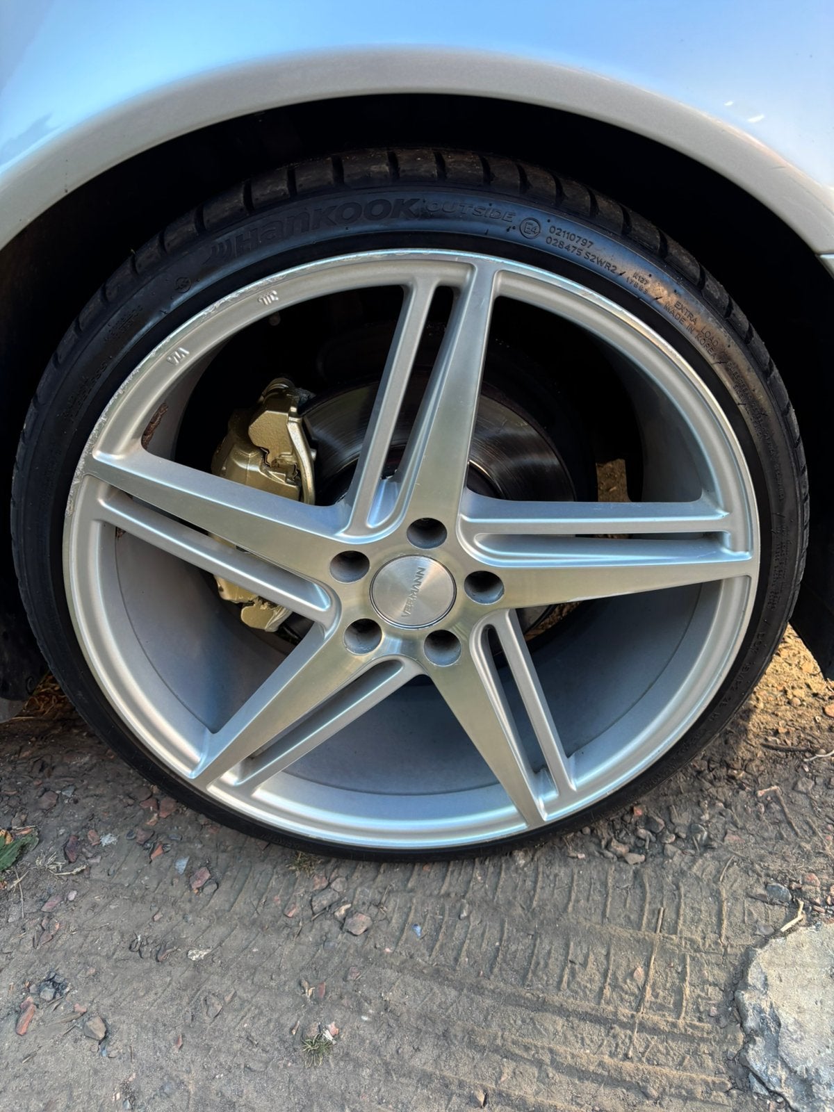 Orgineel veemann 19inch 5x112 velgen met banden, Autos : Pièces & Accessoires, Pneus & Jantes, Enlèvement, Pneu(s)