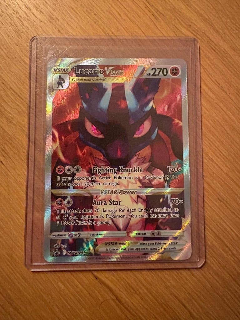 Pokémon Lucario VSTAR – SWSH291 Black Star Promo – Near Mint, Enlèvement, Neuf, Cartes en vrac