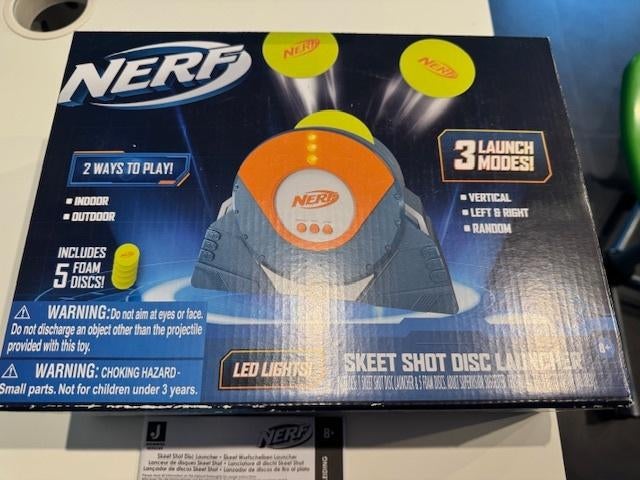 Nerf schietschijf lanceerwerper, Enlèvement ou Envoi, Comme neuf, Garçon ou Fille