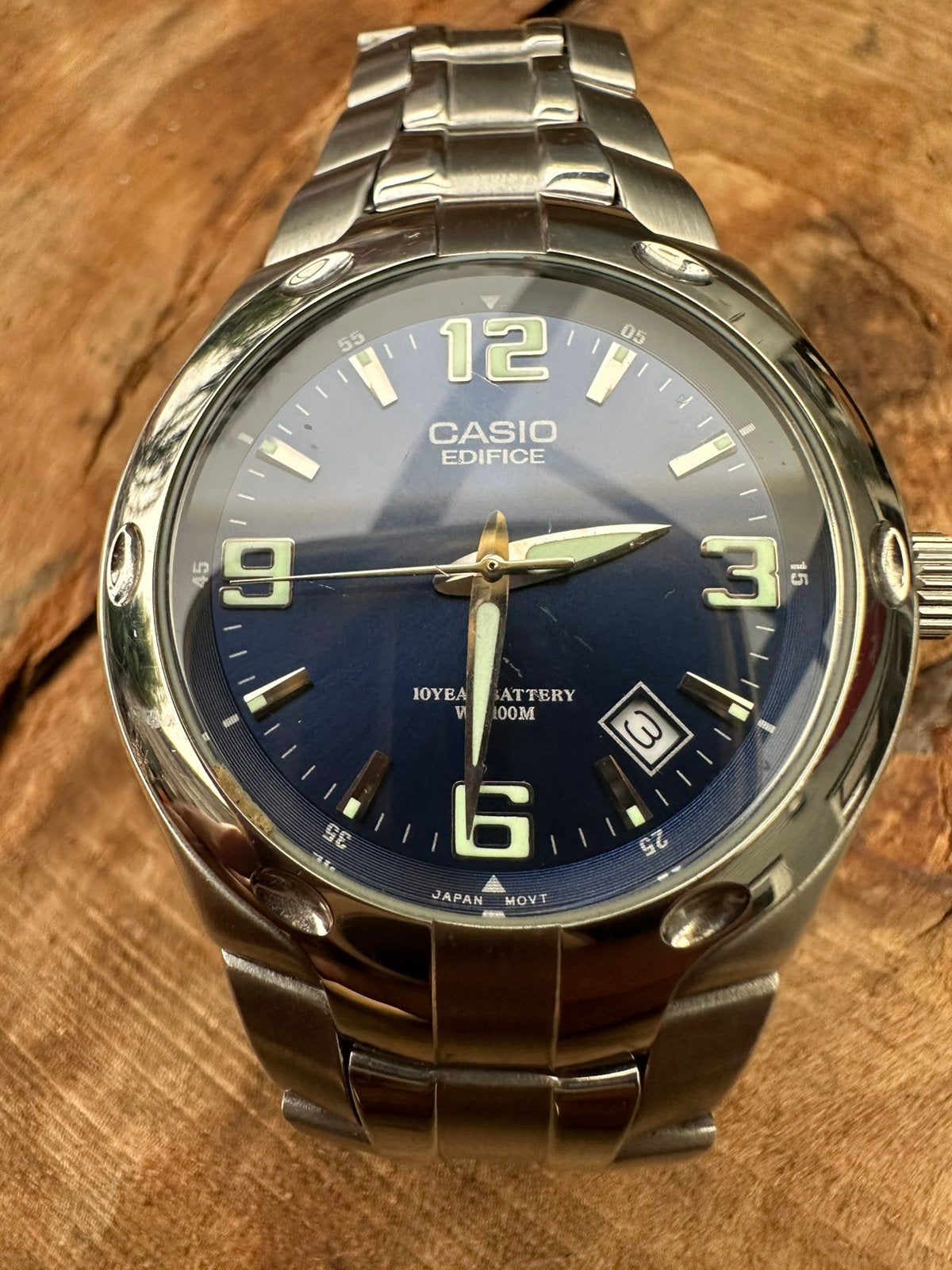 Horloge casio edifice, Handtassen en Accessoires, Ophalen of Verzenden, Zo goed als nieuw, Casio
