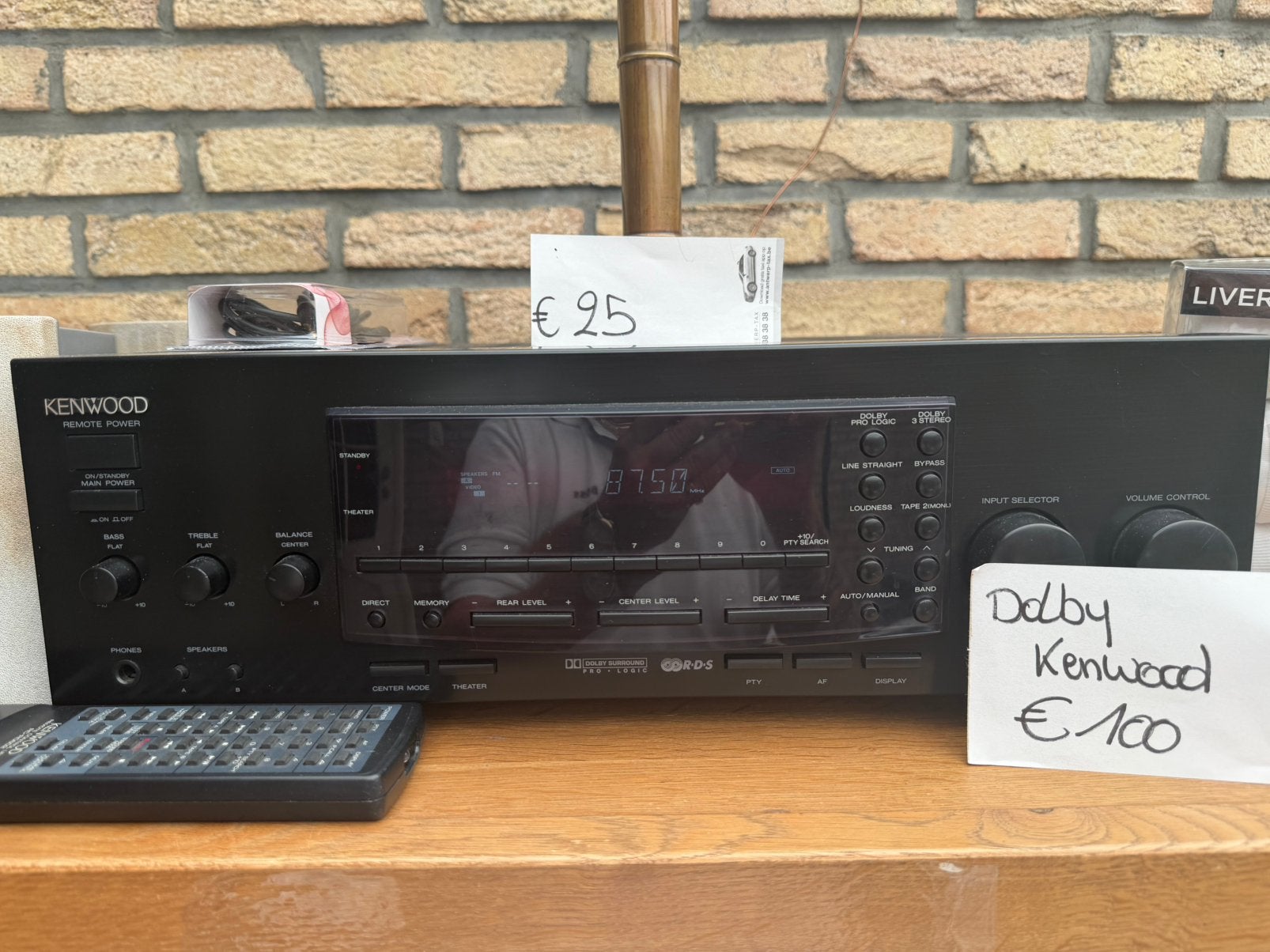 Tuner versterker kenwood, Audio, Tv en Foto, Ophalen, Zo goed als nieuw