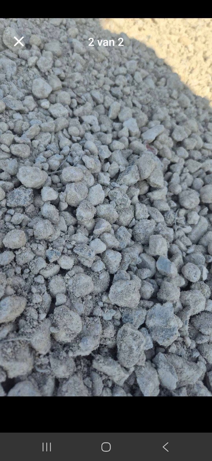Betonpuin, Enlèvement
